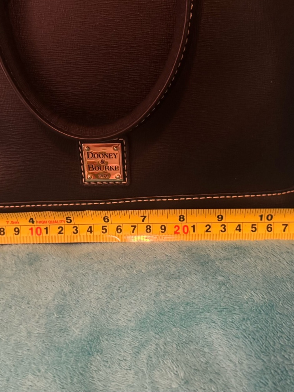 Dooney & Bourke Black Leather Dome Satchel - Picture 5 of 8